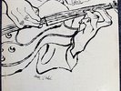 Kenny Burrell   Framed Warhol Cover Lex. Blue Note   FLAT EDGE