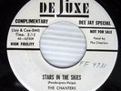 CHANTERS Stars In The Skies WHITE LABEL PROMO kiddie lead vocal Doo-Wop 45 e213