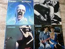 4 Scorpions LPs Records Love at First Sting Blackout Lovedrive Savage Amusement