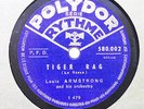 LOUIS ARMSTRONG Tiger Rag/Saint-Louis Blues POLYDOR FRANCE 580.002 E+ 78RPM ?