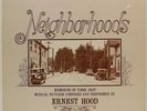 ERNEST HOOD Neighborhoods LP ELECTRONIC EXPERIMENTAL PINA PRIVATE ISSUE NEW AGE