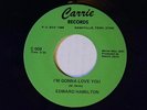 Edward Hamilton 45 I'M GONNA LOVE YOU / CALL ME   Carrie VG++