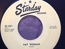 BILL MACK FAT WOMAN / KITTY KAT ORIGINAL ROCKABILLY 45 STARDAY LABEL
