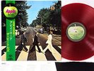 BEATLES abbey road JAPAN orig RED VINYL LP w/OBI RARE   [FREE P+P]
