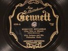 78 RPM   Alex Jackson and His Plantation Orchestra, Gennett 6296, E+  Jazz