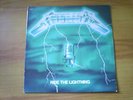 METALLICA Ride the lightning RARE FRENCH LP BERNETT GREEN SLEEVE 1984
