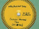 JAZZ TEST PRESSING 78 : COLEMAN HAWKINS TRIO - WELL ALRIGHT THEN