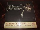 WILHELM FURTWANGLER BRAHMS SINFONIA N. 3 QALP 10259 Great Conditions Copy
