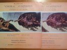 COLUMBIA 33CX 1391/2 BLUE/GOLD *KARAJAN* BEETHOVEN SYMPHONY NO. 9 *2 LP SET*