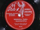 78 RPM -- Henry Kaalekahi, 49th State 96,  EE-  Hawaiian slack key guitar solo