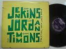 JENKINS, JORDAN AND TIMMONS  LP NEW JAZZ MONO  8232 RVG DG ORIG PURPLE LABEL