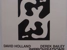 DAVID HOLLAND w/ DEREK BAILEY: Improvisations LP GERMANY ECM ORIG NM- jazz