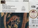 YEHUDI MENUHIN:Bach Sonatas for Vln & H'Chord:EMI ASD 489/90:Orig W/G:NM As New