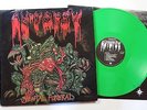 AUTOPSY - Mental Funeral LP 1991 VILE 25 Green Vinyl *damaged