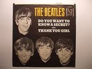 The Beatles  Do You Want To Know A Secret /Thank You Girl w/PS, brackets label
