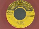 JACKIE OPEL shelter the storm / go whey REGGAE 45 on STUDIO ONE red vinyl