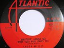 RaRe Blues RnB CHUCK WILLIS Juanita 45 on Atlantic NICE copy