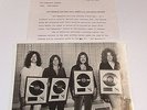 RARE 1969 LED ZEPPELIN GOLD RECORD PUBLICITY PRESS PHOTO & RELEASE  L K
