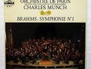 EMI CVB 2085 - CHARLES MUNCH - BRAHMS symphony no.1 ORIG STEREO LP EX++