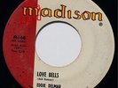 EDDIE DELMAR: LOVE BELLS / BLANCHE - RARE DOO-WOP GROUP VOCAL - 45rpm