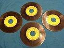 4 JOHNNY CASH 45 SUN RECORDS...