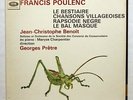 ASDF 869 GEORGES PRETRE - POULENC le bestiaire, rapsodie negre EMI stereo EX++