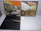 4 LPs Pink Floyd Dark Side of Moon w Posters, The Wall, Led Zeppelin II, Houses