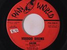rare Exotica Tittyshaker 45 AKIM voodoo drums PAN WORLD Hear