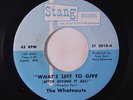 rare Soul 45 WHATNAUTS what's left to give STANG Hear