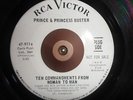 LISTEN SKA 45RPM - PRINCE AND PRNCESS BUSTER - TEN COMMANDMENTS FROM WOMAN