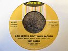 Northern Soul / R&B----KURT HARRIS--You Better Shut Your Mouth--