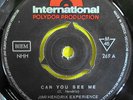 JIMI HENDRIX EXPERIENCE Can You See Me / All Along 1968 GREEK ORIGINAL 7