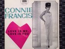 Promo CONNIE FRANCIS Love Is Me, Love Is You 7/45 EP PORTUGAL Near Mint