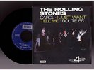 THE ROLLING STONES IL DISCO POKER CAROL ITALIAN ITALY PS JUST WANT ROUTE 66 EP