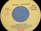 Iron Maiden - 7'' - Run To The Hills - Portugal - EMI 11C 008-07600 - yellow
