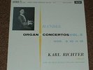 DECCA SXL 2201 WBg HANDEL organ concertos vol.3 RICHTER 1960 UK STEREO LP
