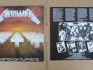 METALLICA MASTER OF PUPPETS Vinyl LP OIS 1986/1989 VERTIGO THRASH SPEED METAL