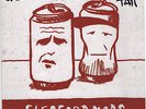 SLEAFORD MODS - JOLLY FUCKER. RARE AUTOGRAPHED 2nd PRESS *20 only* clear vinyl