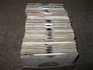 BOX OF 112  SINGLES  20 LISTED  THEN THE ARTISTS