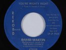 70s Soul 45 DAVID MARTIN & RARE ESSENCE You're Mighty Right REKORD HEAR