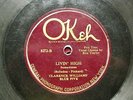 JAZZ: CLARENCE WILLIAMS BLUE FIVE - ‘LIVIN’ HIGH’ OKEH 8272 - LOUIS ARMSTRONG