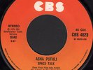DISCO FUNK rare ITALIAN 45 CBS single ASHA PUTHLI space TALK  1976 italy only