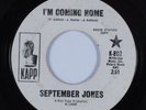 Northern Soul 45 SEPTEMBER JONES I'm Coming Home KAPP HEAR