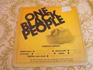 ( EQ-002) VARIOUS ARTISTS / ONE BLACK PEOPLE / APRIL / VG+ / LP