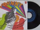 Johnny Hallyday 45 tours Cours plus vite Charlie 1968 Label bleu