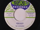 CATALINAS: Speechless / Flying Formation With You 45 (dj) rare Rockabilly