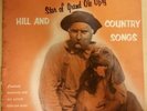 .Grandpa Jones Hill and Country Songs 1954 Signed