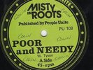 Misty In Roots ?– Poor And Needy / Follow Fashion ORIG UK 12