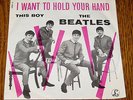 The Beatles Rare Denmark Danish I Want to Hold Your Hand This Boy Picture Sleeve