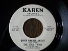 RARE NORTHERN SOUL  SOUL TWINS  quick change artist  KAREN VINYL PROMO CLEAN